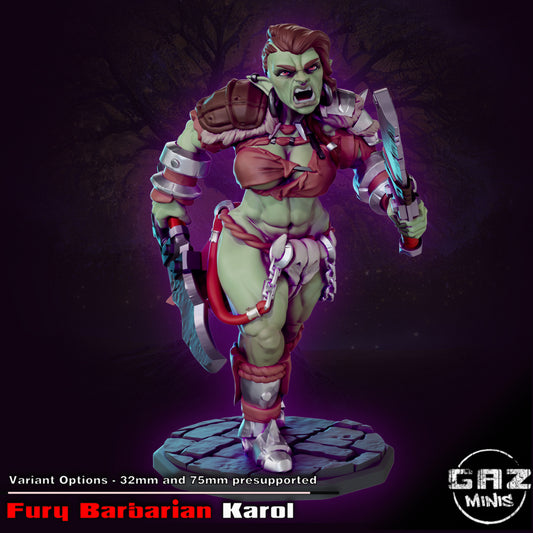 Karol, Fury Barbarian